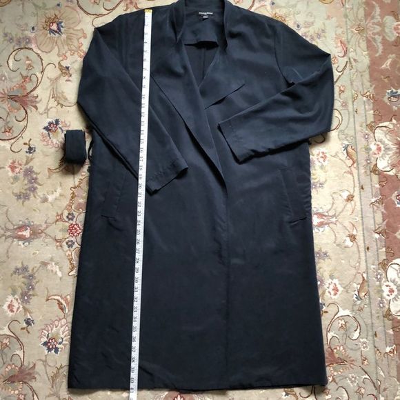 American Apparel Lightweight Vegan Silk Dylan Trench - Picture 8 of 13